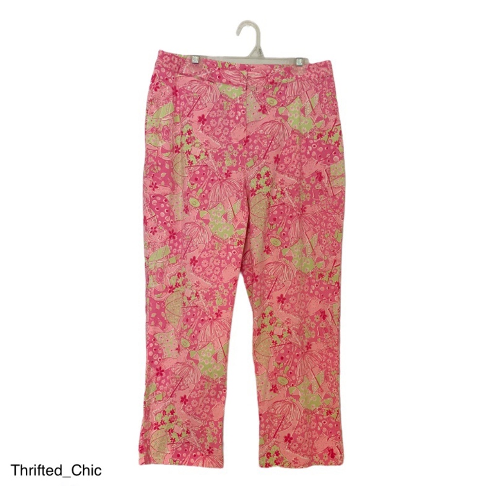 Lilly Pulitzer "Beach Blanket Bingo" Capri Pants